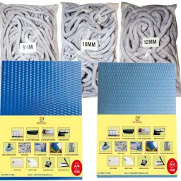 Momad Combo Pack for A/4 Spiral Binding Sheet (2 packet)& (8,10,12) Ring 3 Packet Manual Ring Binder-image-0