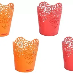 Plastic LACY TALL 4 Piece of Basket set Storage Basket-image-30