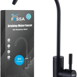 RO F-02 Black Kitchen Filter , Drinking Water Faucet SS Body Pillar Tap Faucet-image-29