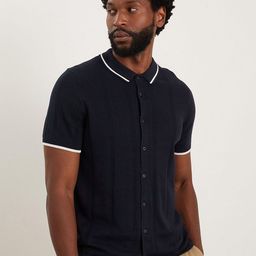 Burton Men Slim Fit Self Striped Pure Cotton Shirt-image-29
