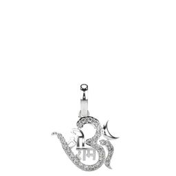VALANOVA Women Sterling Silver Plated Diamond Pendant-image-51