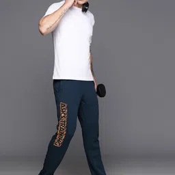 ASICS Men Regular Fit Training Vertical Graphic Track Pants-image-52