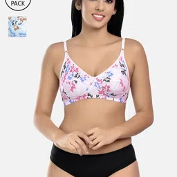 StyFun Women Pack Of 3 Printed Lingerie Set-image-4