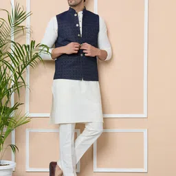 See Designs Woven Design Nehru Jacket-16