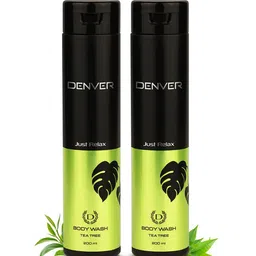 Denver Set of 2 Just Relax Body Wash with Tea Tree - 200ml each-53