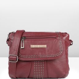 Mast & Harbour Textured Structured Sling Bag-12