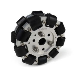 EasyMech 100mm Double Aluminium Omni Wheel (BEARING TYPE ROLLER)-29