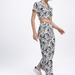 glitchez Abstract Aura Textured Print Co-Ord Set image 5