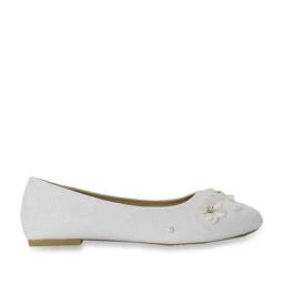 Pantaloons Junior White Flat Ballets-image-2