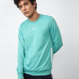 Reebok Blue Regular Fit Sweatshirt-image-86