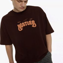 MISCHIEF MONKEY Men Graphic Printed Oversized Cotton T-shirt-image-70