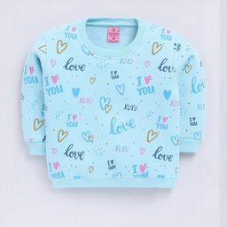 Hopscotch Boys Turquoise Blue BLENDED Sweatshirts-picture-32