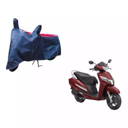 Auto Pearl Waterproof Two Wheeler Cover For Honda Activa 125 (Red & Blue)-image-25