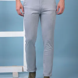 Canary London Men Smart Slim Fit Wrinkle Free Chinos Trousers-image-36