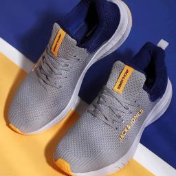 Jack & Jones Men's JFW222 NORTON Grey Casual Sneakers-image-10