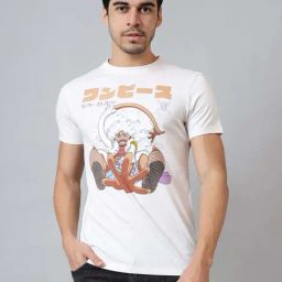 Free Authority Off White Regular Fit Printed T-Shirt-image-106