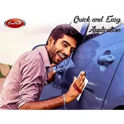 Com-Paint Best Car Scratch Remover Kit- Spray Paint for Fiat Spark (Medium-Grey) image 4