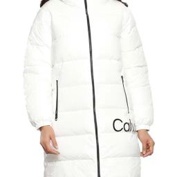 Calvin Klein Ivory Quilted Relaxed Fit Puffer Jacket-image-44