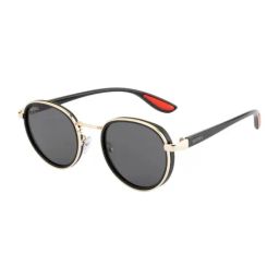 MAGNEQ Grey UV Protection Oval Unisex Sunglasses-image-105