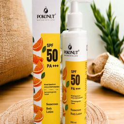 Pokonut Sunscreen Body Lotion With SPF 50 PA+++ - 200 ml-39