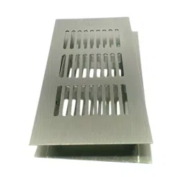 Astberg 15.24x7.62 cm Outer, 11x6 cm Inner Size Aluminium with SS Chrome Finish Silver Ventilator Grill (Pack of 2)-image-16