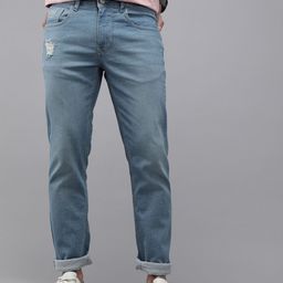 U S Polo Assn Denim Co Men Blue Slim Fit Light Fade Stretchable Casual Jeans-image-92