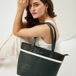 FARGO Colourblocked Structured Stride Tote Bag-image-44