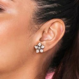 Shaya 92.5 Sterling Silver Murasaki S Earrings for Women-image-87