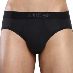Calvin Klein Black Cotton Regular Fit Logo Printed Briefs-image-28