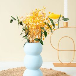 ArteCasa Blue Textured Ceramic Vase-31