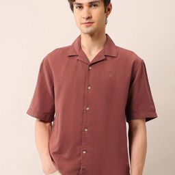 U.S. Polo Assn. Denim Co. Men Solid Cuban Collar Relaxed Fit Casual Shirt-image-36