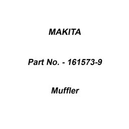 Makita Muffler Suitable For RBC411U, Part No 161573-9-image-61