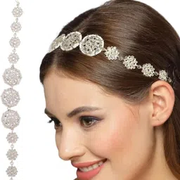 Blubby Unisex Embellished Bridal Hairband-43