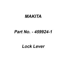 Makita Lock Lever Suitable For JR001G, Part No 459924-1-image-88