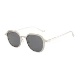 MAGNEQ Grey UV Protection Rectangular Unisex Sunglasses-image-84