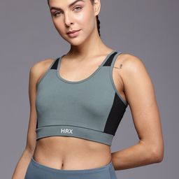 HRX by Hrithik Roshan Lightly Padded Rapid Dry Training Bra HRX_SS24_W_BA_KT4230_A-image-67