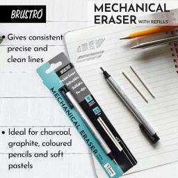 Brustro Mechanical Precision Retractable Zero Eraser 2.3 mm Ultra-Fine Tip, BRME23 image 2