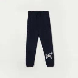 Fame Forever by Lifestyle Kids Navy Cotton Printed Trackpants-picture-47