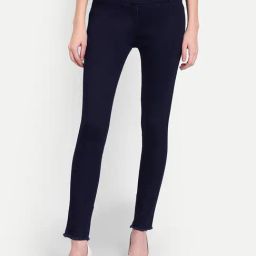 Angelfab Navy Cotton Regular Fit Jeggings-image-82