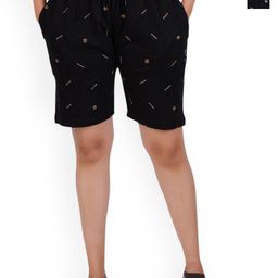 FEEL TRACK Women Pack of 2 Printed Cotton Shorts-image-49
