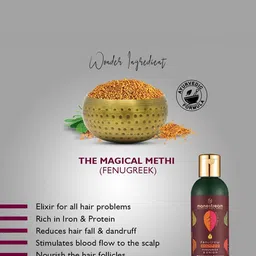 Manestream Set Of 2 Fenugrow Ayurvedic Shampoo & Conditioner - 100Ml Each image 4