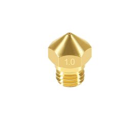 1mm 3D Printer Nozzle Head M7 Thread Replacement for MK10 1.75mm Extruder Print M7 Thread Brass MK10 Nozzle UM Compatible – 1.75mm x 0.4mm - RS27091mm 3D Printer Nozzle Head M7 Thread Replacement for MK10 1.75mm Extruder Print M7 Thread Brass MK10 Nozzle UM Compatible – 1.75mm x 0.4mm - RS2709-25
