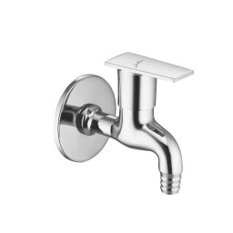 Jabra Nozzle Bib Cock Bright Series Brass Chrome Finish Wall Mount Silver-image-81