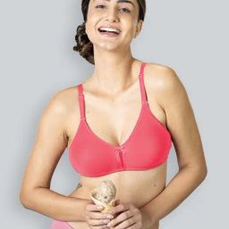 Lyra Peach Cotton T-Shirt Bra-36