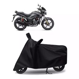 Auto Pearl Bike Cover for Hero Hunk (Black)-image-13