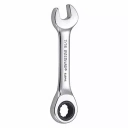 Westward Ratcheting Wrench Alloy Steel Chrome Head Size 7/16 inch Overall Length 4 inch, 54PP15-image-36