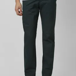 Van Heusen Sport Men Checked Regular Fit Cotton Trouser-image-35
