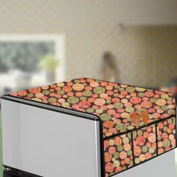 The Furnishing Tree Multi-Coloured Printed Refrigerator Cover-image-66