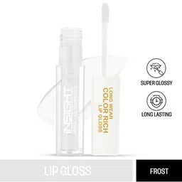 Insight Cosmetics Set of 2 Long Wear Color Rich Lip Gloss 4 ml each - Frost image 2