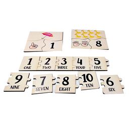 WISSEN Numbers Matching Puzzle - Multicolour-11